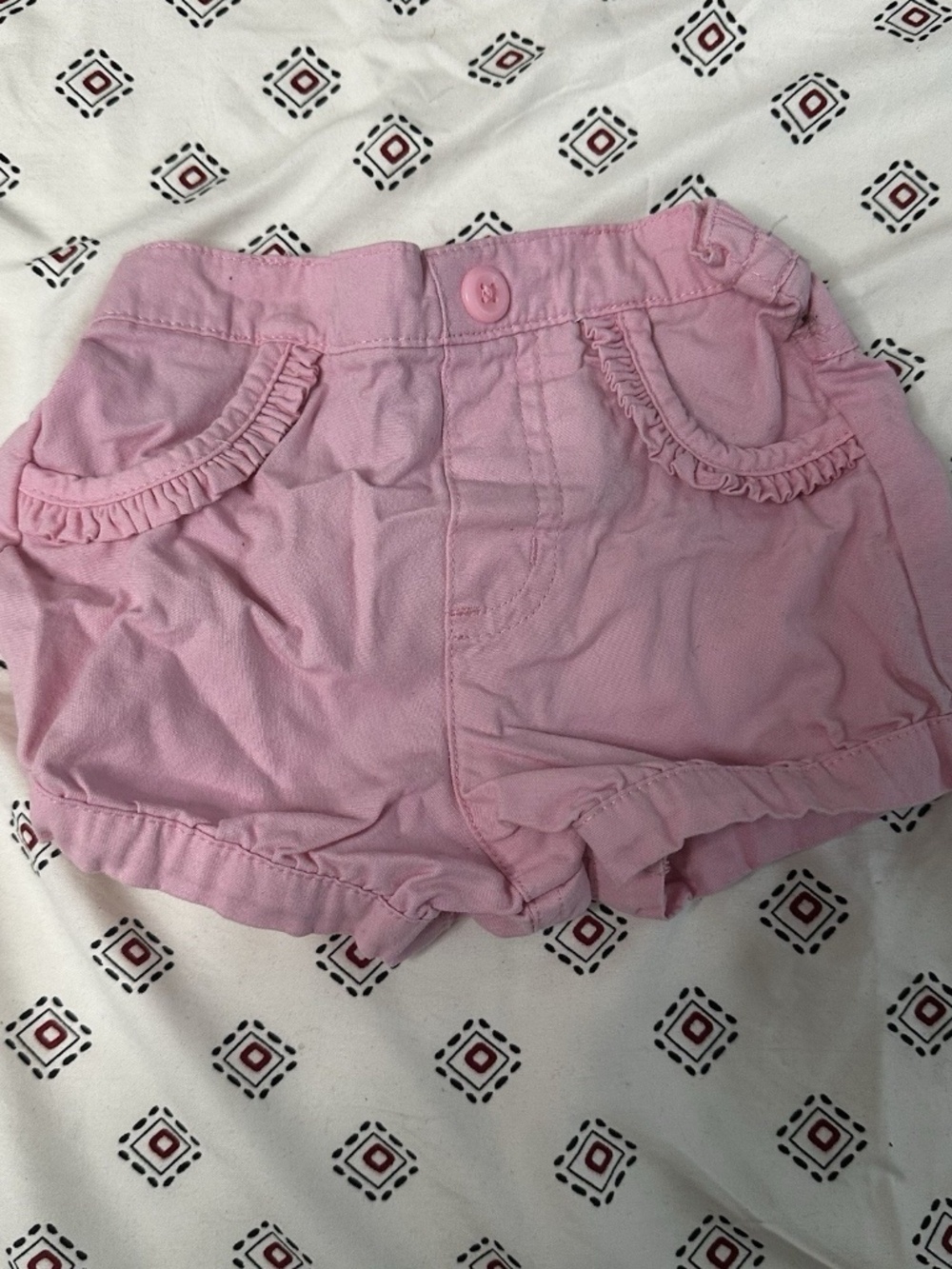 Garanimals Toddler Girls Shorts 6-9 M 100% cotton Baby Pink Kids Pockets